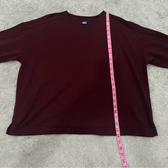 Old Navy 100% Cotton Crew Neck Long Sleeve T-Shirt Women’s Sz XL - Picture 7 of 9